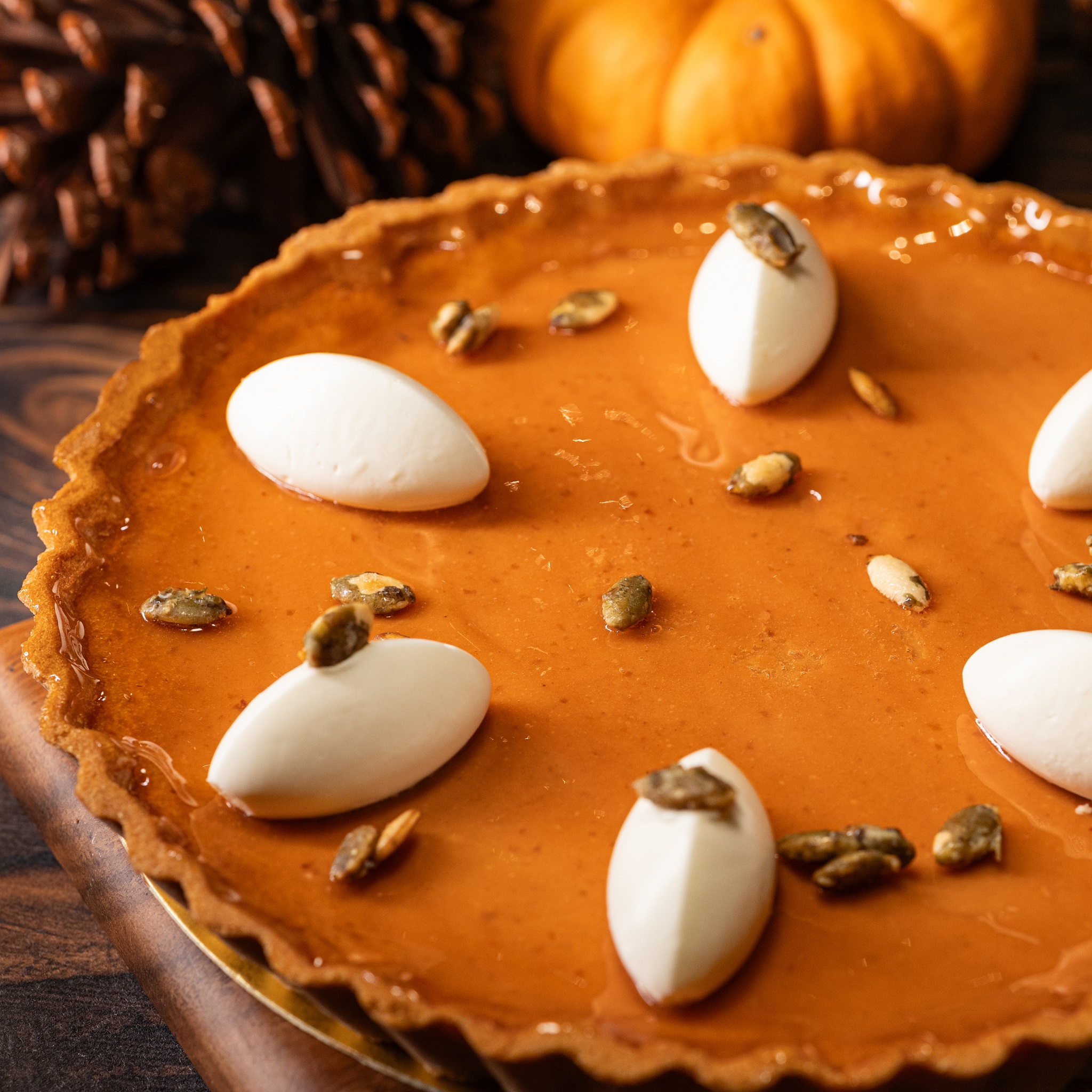 經典南瓜派 (8吋) Pumpkin Pie  (8”)