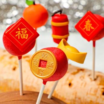 虎年大吉棒棒糖蛋糕 (6入) Chinese New Year Cake Pops (6 pcs)