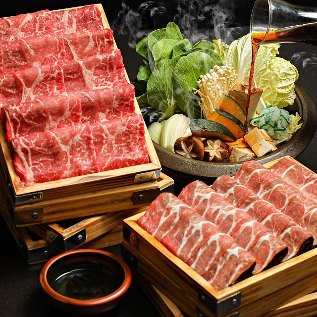 重磅雙饗壽喜燒套餐 Luxurious Sukiyaki Set 