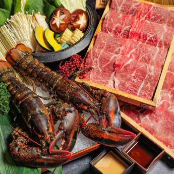 三燔本家龍蝦海陸宴 Mihan Lobster and Beef Hot Pot Set