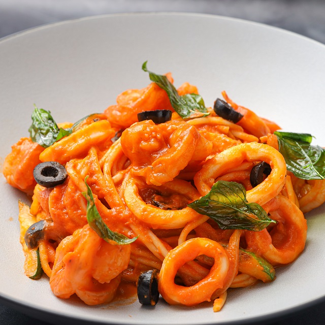 番茄海鮮義大利麵 Seafood Spaghetti Marinara