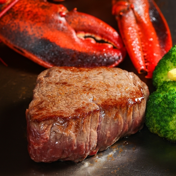 鐵板燒美國頂級菲力龍蝦雙人分享餐 Teppanyaki U.S. Prime Filet Mignon & Lobster (for 2)
