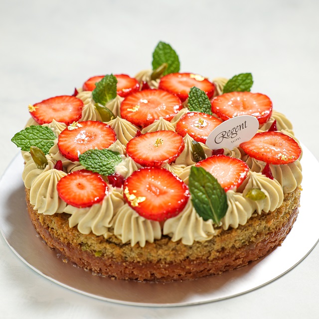 開心果草莓塔 (6吋) Strawberry Pistachio Tart (6 inches)