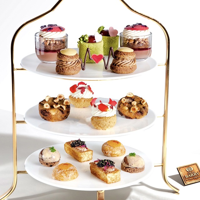 法式香頌．可可戀曲雙人午茶組 Sweet Story of Cacao Barry Afternoon Tea Set (for 2)