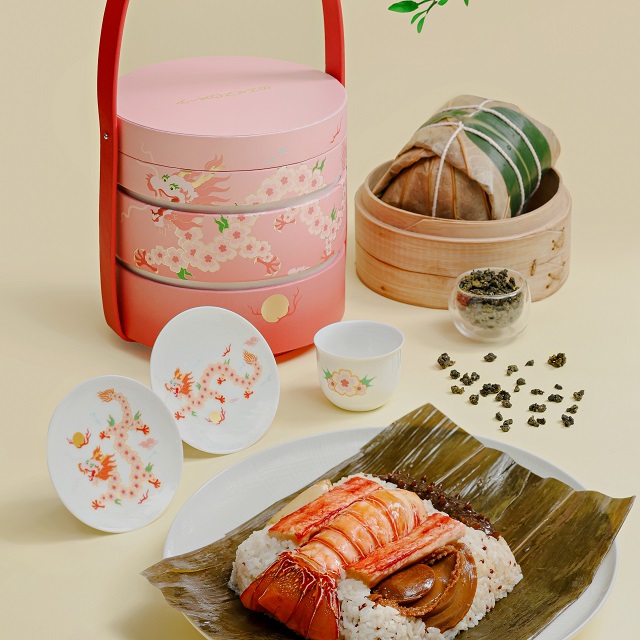 Regent x SHANG XIA 上下 龍蝦乾鮑海味粽瓷禮盒Luxury Rice Dumpling Gift Set 