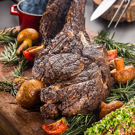 《Robin's 牛排屋》美國極黑和牛戰斧牛排60oz 六人分享餐  Robin's Grill U.S. Wagyu Tomahawk (for 6)