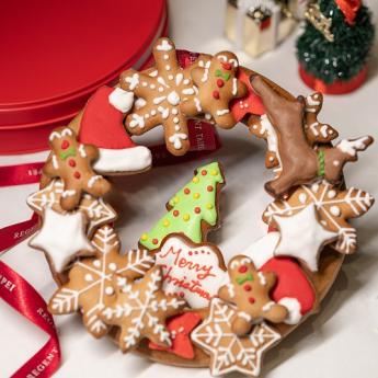 繽紛聖誕花圈禮盒 Christmas Gingerbread Wreath Gift Hamper