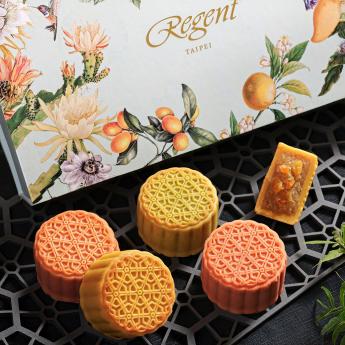 《賞月》寶島鮮果桃山月餅禮盒 (每盒八入) Moon Gaze / Formosa Fruit Mooncake Gift Set (8 pieces)