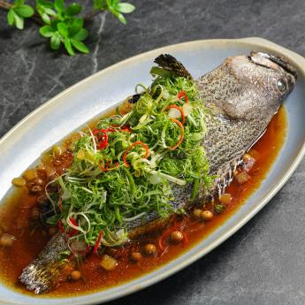 樹子龍虎斑 Steamed Tiger Grouper with Lime Tree