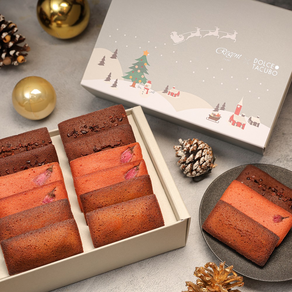 Dolce Tacubo 法式費南雪聖誕禮盒 (12入)   Financier Christmas Gift Box (12pcs)