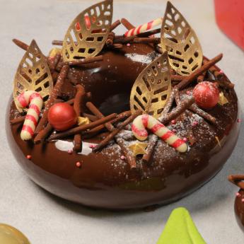 巧克巧克聖誕花圈 Choco Choco Christmas Wreath 8”