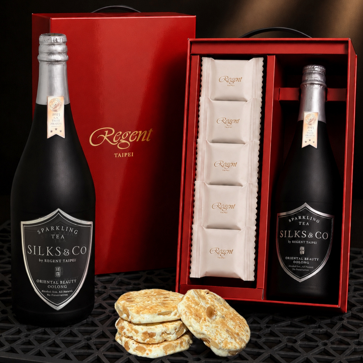 《茗月》 東方美人香檳烏龍+ 花生牛軋糖禮盒  Regent Champion Gift Set 