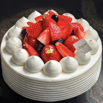 草莓戚風蛋糕 (6吋) Strawberry Chiffon Cake (6 inches)