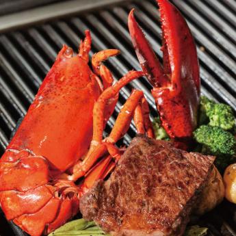 日本A5黑毛和牛肋眼龍蝦雙人分享餐 A5 Wagyu Rib Eye Steak & Lobster (for 2)