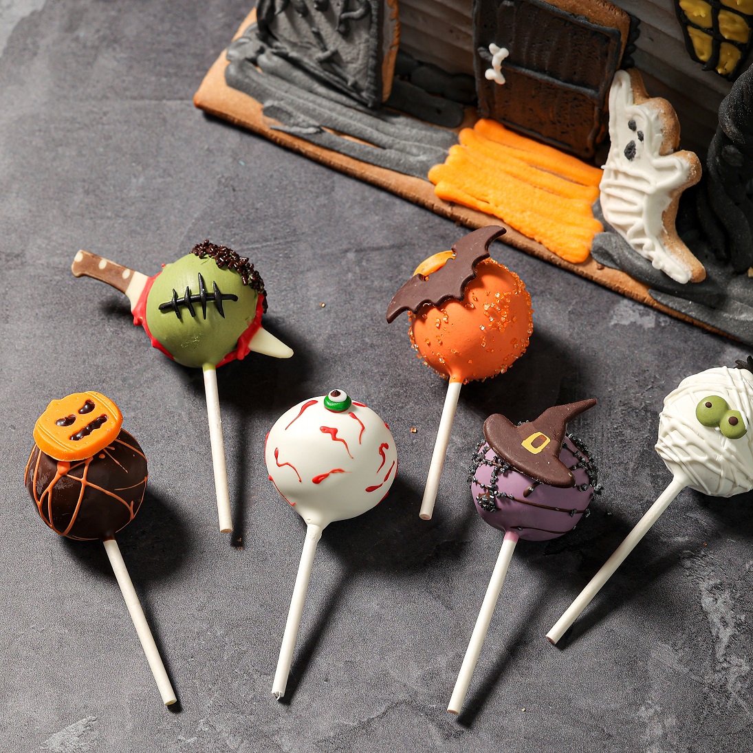 萬聖棒棒糖蛋糕 Halloween Cake Pops (6pcs)