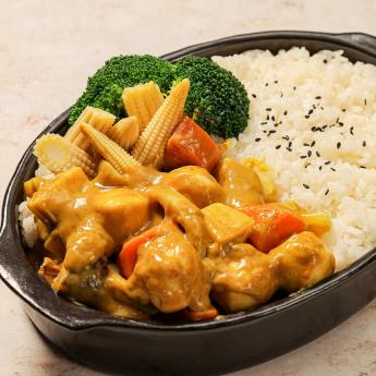 咖哩七色蔬燴飯 (素) Vegetables Curry Rice (Vegetarian)